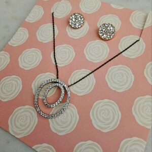 Necklace and earnings set